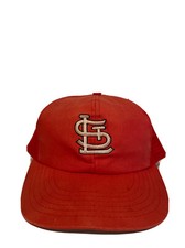 Vintage 80  s St. Louis Cardinals Snapback Trucker Hat Embroidered