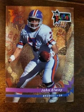 1993 Wild Card John Elway STAT SMASHER GOLD PARALLEL card #CSS-57 RARE!