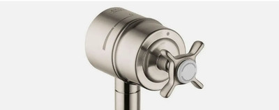 Fix-Fit Stop with Cross Handle--Axor Montreux by Hansgrohe--16882831