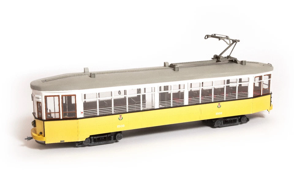 Tram Milano 1503,kit da montare in legno e metallo, Scala 1:24, codice 53013 - Immagine 3 di 4