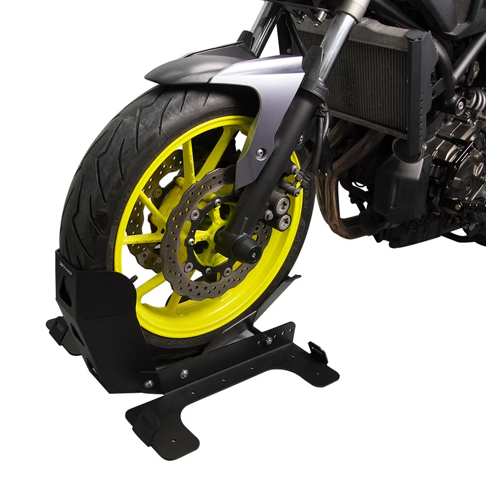 17"-28" Motorcycle Stand Wheel Chock Upright Support Dirt Bike Tire Adjustable - image 3 of 4