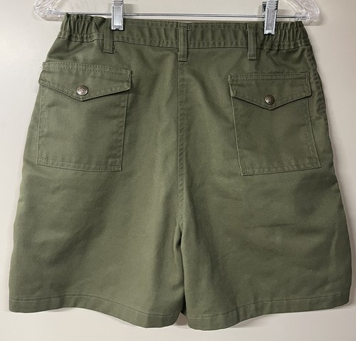 Official Boy Scouts America Uniform Shorts Green Elastic Waist Men's Waist - 31" - Picture 2 of 8
