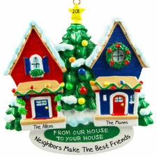 Neighbors Personalized Christmas Tree Ornament