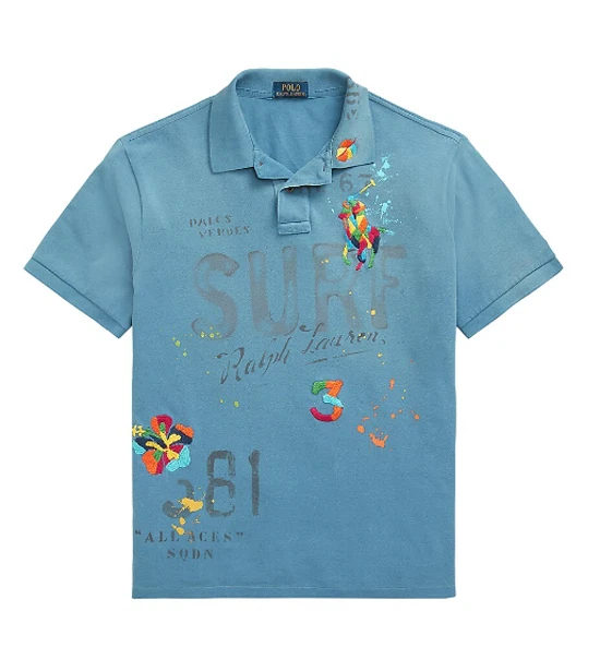 Ralph Lauren Custom Slim Surf Embroidered Multi Color Big Pony Mesh Polo Shirt
Opens in a new window