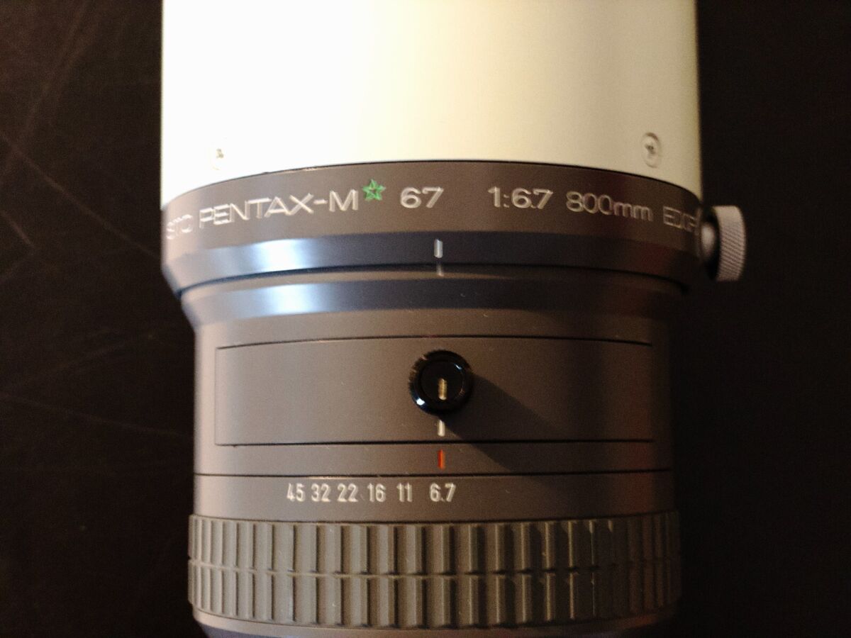 SMC PENTAX-M* 67 800mm F/6.7 ED IF Lens w/ TS-1.4x Converter SMC PENTAX-M* 67 800mm F/6.7 ED IF Lens w/ TS-1.4x Converter
