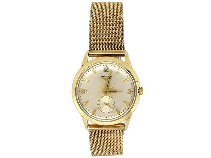 Caja Longines de 34 mm de oro amarillo de 14 k esfera plateada vintage coleccionable *imprescindible ver*` Foto 2 de 4