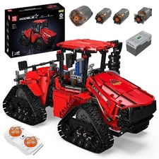 Mould King 18020 Pneumatic Tracked Tractor Engineering Vehicle Building Block