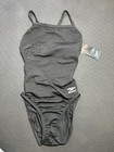 Speedo Women's Black Flyback Endurance One-Piece Training Swimsuit Size 28
