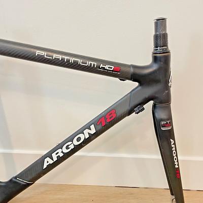 Argon 18 Platinum 54 cm Carbon Road Bike Frame Fork 700c Salsa | eBay