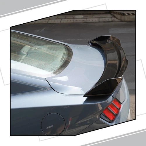For Ford Mustang 2024-2025 DH Performance W/Gurney Flap-Gloss Black Rear Spoiler - Picture 6 of 12