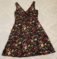 NWT Gap Maternity Black Confetti Double V Party Holiday Cocktail Dress Size 4
