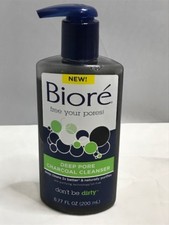 Biore- NEW Deep Pore Charcoal Cleanser 6.77 Fl.OZ.