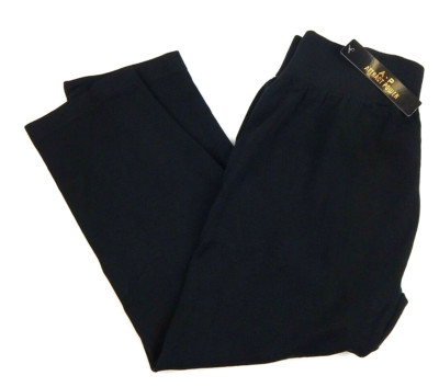 Attract Power Women's Yoga-3 Plus Size Capri Leggings Black One Size Fits Most 