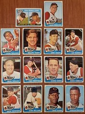 1965 Topps Indians Baseball Cards Kralick SP Terry Tebbetts Daley Agee RC Hinton