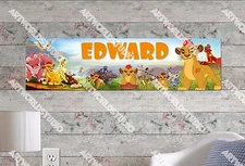 Personalized/Customized The Lion Guard Name Poster Wall Art Decoration Banner