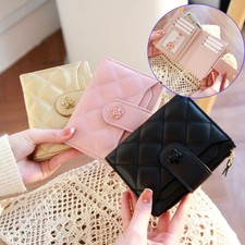 Leather Wallet for Women Ladies Credit Card Holder Bifold Purse Clutch Handbag