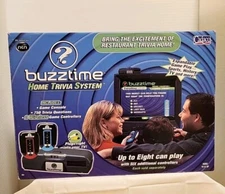 Vintage New Cadaco Buzztime Home Trivia System With Game Console & 2 Controllers