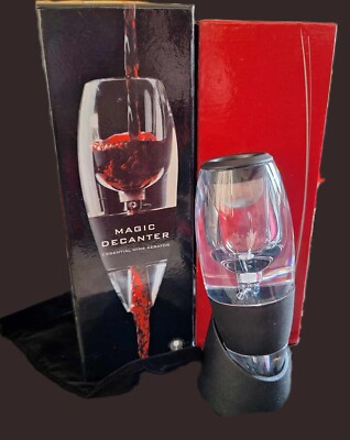 Magic Decanter Essential Rotwein Belüfter verbesserter Geschmack glattere Oberfläche.