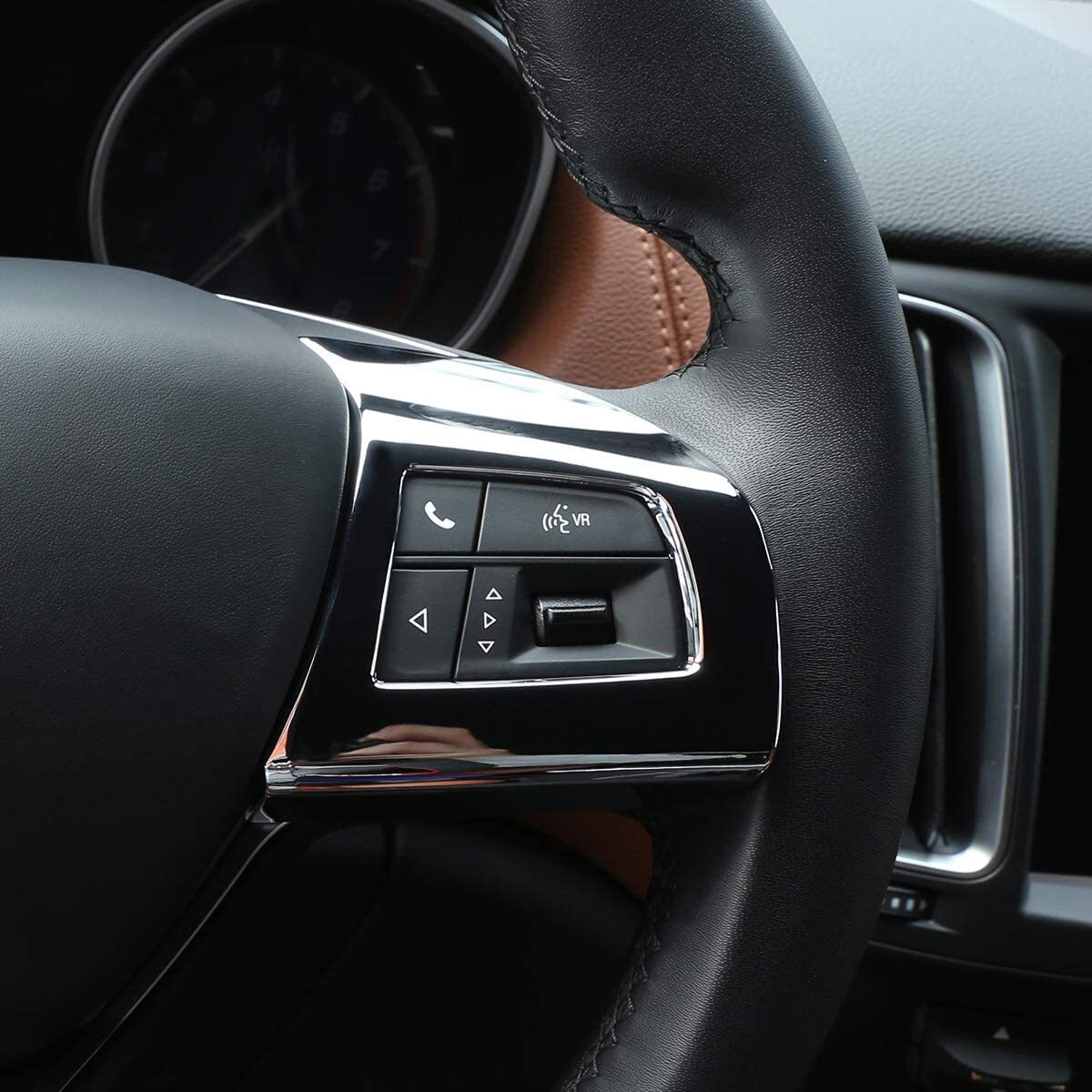 For Maserati Ghibli Quattroporte Levante Steering Wheel Button Frame