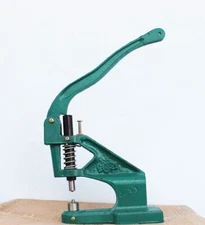 Grommet Eyelet Hole Punch Machine Hand Press Tool Banner Bag+3 Dies+1100Grommets