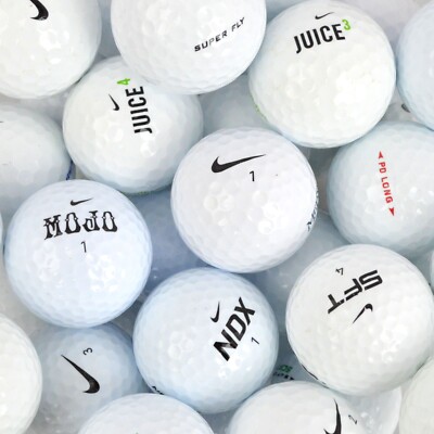 Nike Golfbälle Klasse A & B gemischte Modelle weiß günstige Lake Balls 12-100 Stück
