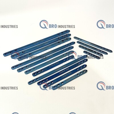 Veterinary Orthopedic Bridging Plate Set 2.0, 2.4, 2.7 And 3.5mm Titanium Grade5