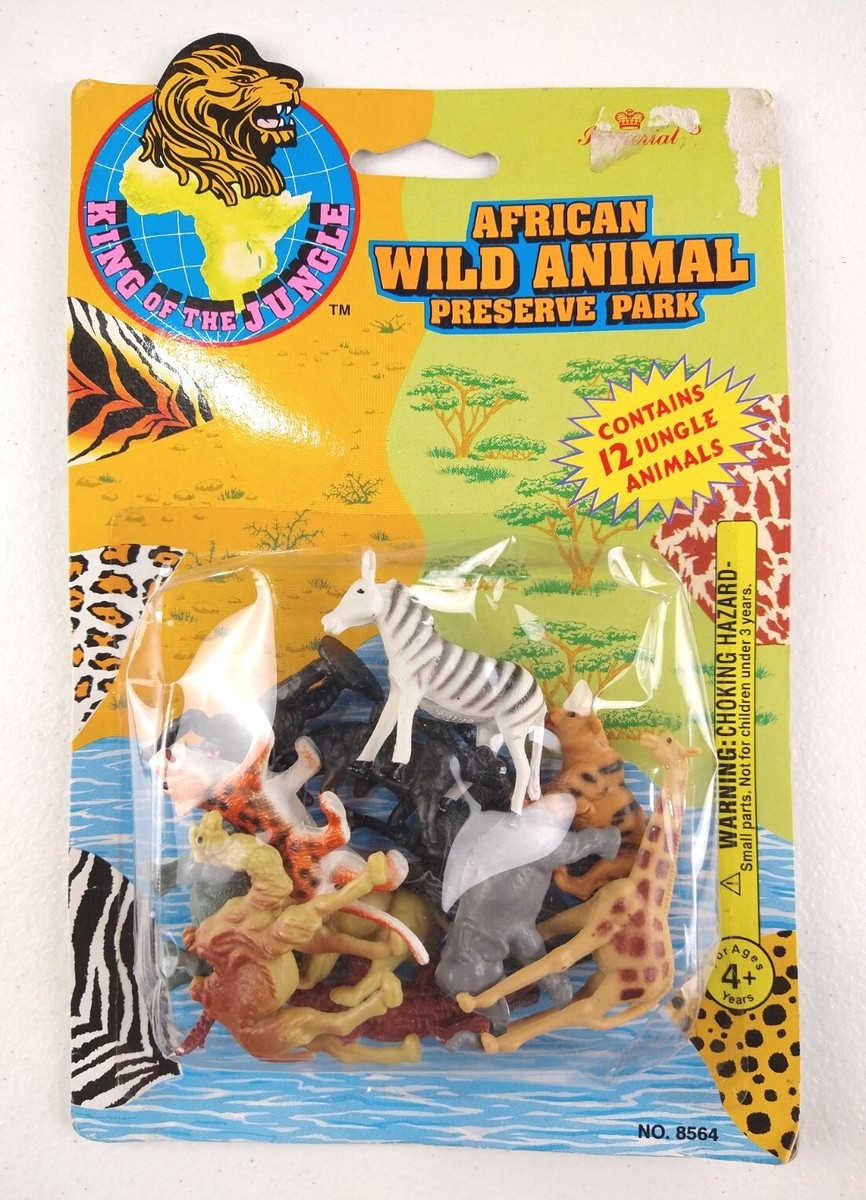 WILDLIFE PROTECTIONシリーズ　コンゴ共和国 フラン 2005年 Vintage 1994 African Wild Animal Preserve Park 12 Toys Jungle
