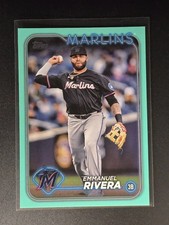 2024 Topps Update Series - #US70 Emmanuel Rivera Fanatics Exclusive Aqua