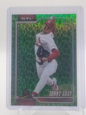 2026 Topps Series 1 -  Sonny Gray #40 Green Leaf Easter parallel