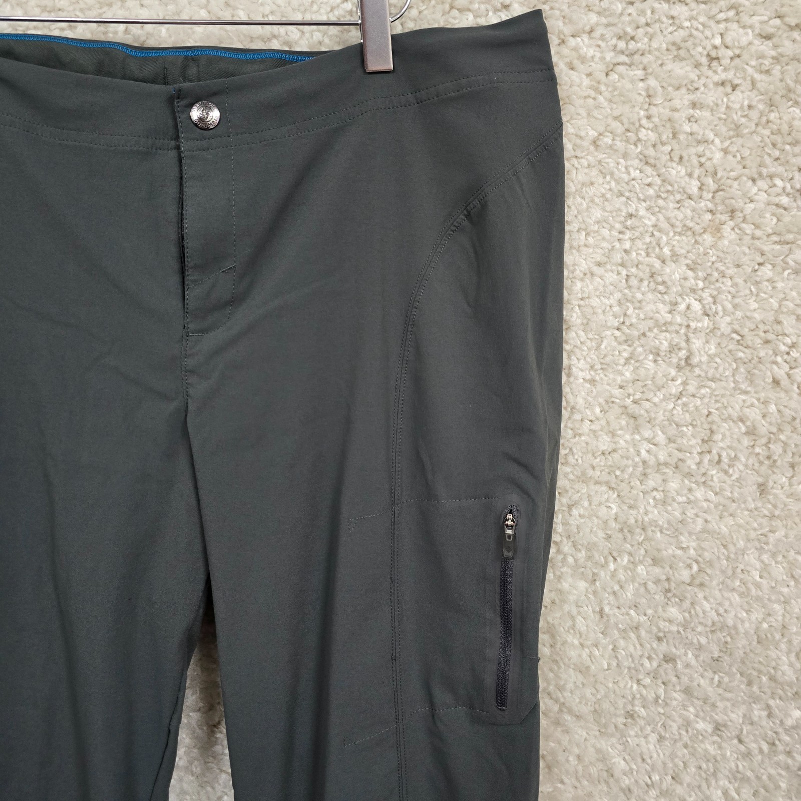 Columbia Omni-Shield Pants Women's 16 Gray Water Resistant Hiking Outdoor thumbnail 3