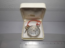 antik Taschenuhr 800 Silber florales verziertes Ziffernblatt m. Schlüssel 50,9g