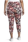 Terra and Sky Painted Floral Print High Rise Capri Leggings 0X (14) — photo 3