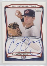 2010 Topps USA Baseball Team Auto Chris Okey #A-TBD Auto 0q3