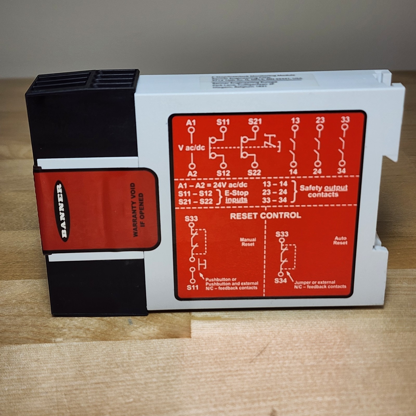 Banner ES-FA-9AA Safety Relay