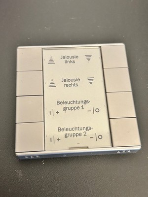 Merten Artec Fläche EDELSTAHL Abdeckung für 4 fach KNX Taster b bitte lesen
