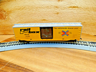 TYCO HO Scale 51' Rail Box RBOX 10000 Model Railroad Box Car