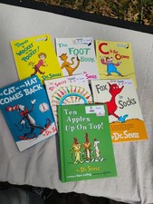 Vintage Dr. Seuss Hardcover Books Lot Of 7 Cat In The Hat