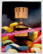 1985 14th Annie Awards Program ASIFA Hollywood Animation Filmation Back Ad