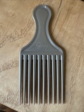 Vintage Goody Lift Comb Hair Pick with Handle Retro Hair Care 1980-90s Gray USA