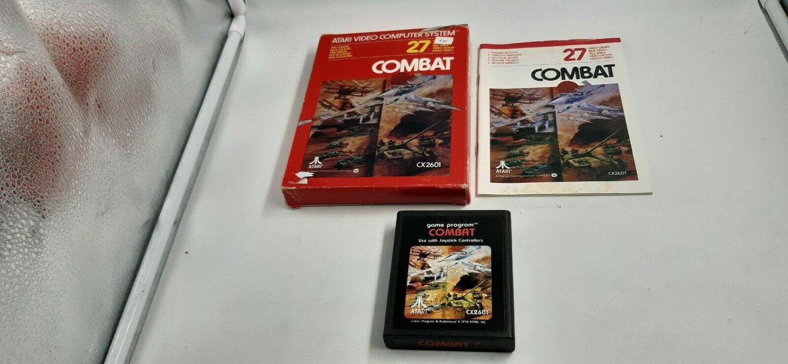 Jeu Atari 2600 Combat complet