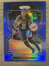2022 Panini Prizm WNBA Blue Seimone Augustus /149