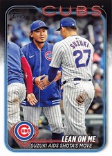 Seiya Suzuki/ Shota Imanaga 2024 Topps Update US205 Chicago Cubs Baseball Card