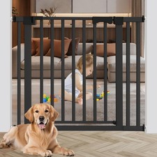 30"-62.5" Extra Wide Baby Gate Pressure Mount Auto Close