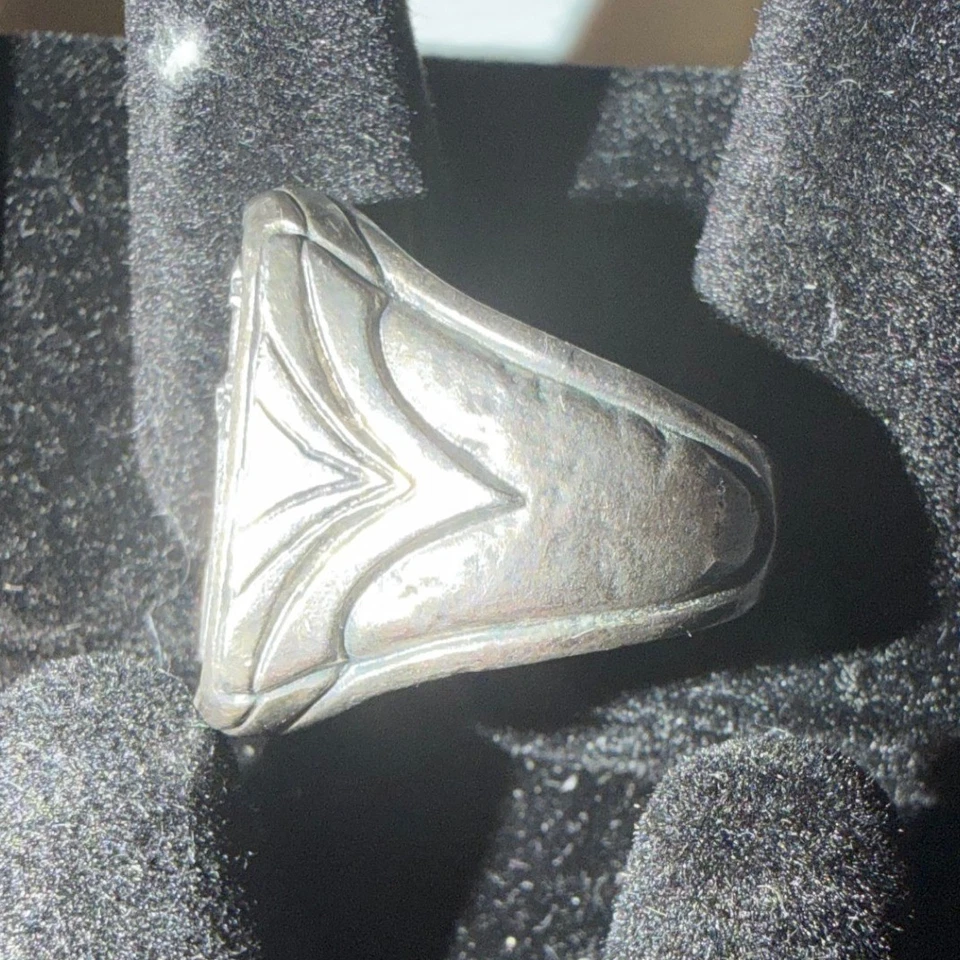 John Varvatos Collection Sterling Silver Dagger Ring Mens Size 11 - Image 3 of 4