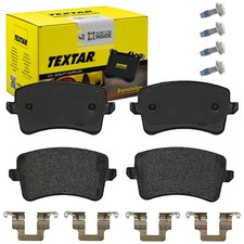 TEXTAR BREMSBELÄGE HINTEN passend für AUDI A4 8K B8 + Allroad + A5 8T 8F + Q5 8R