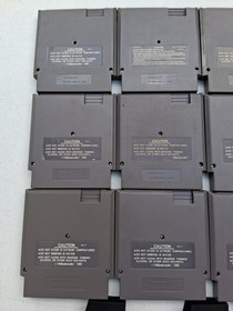 NES Lot 13 Games Stanley Search for Dr Livingston Batman Punch-Out Tetris Mario