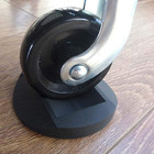 Bed Wheel Stoppers4 PCS Anti-Sliding Castor Wheels Feet Stoppers Padsrubber C..