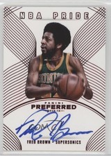 2013-14 Panini Preferred NBA Pride Red 57/99 Fred Brown #491 Auto uk2