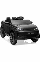 Land Rover Kids Electric Ride-On Car, Black, Modern Style, Ages 3-7