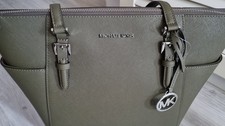 Michael Kors Shopper, Charlotte, Olivgrün, BRANDNEU